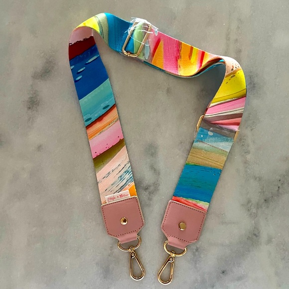 New! EttaVee Happy Colors Interchangeable Bag Strap - Picture 1 of 5